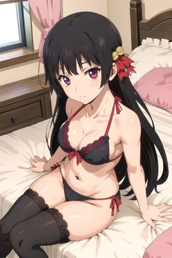 [AIusagichan] Onii-chan Dakedo Ai sae Areba Kankei Nai yo ne! Himenokouji Akiko 109P [AI Generated]