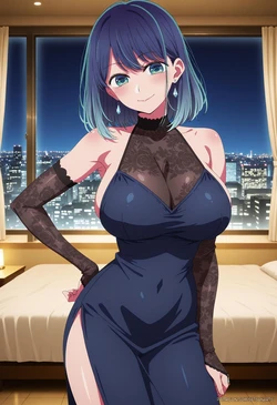 [Setsuna] Akane Kurokawa / 黒川 あかね : Elegant Gala Edition 🍷 (Patreon) [AI Generated]