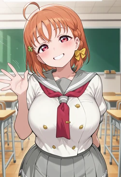 [Nankoai] Chika Takami - 高海千歌 -req-uniform.goldbikini-bathroom-BBC (Patreon) [AI Generated]