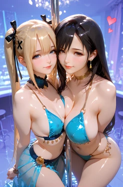 [chefcookwaifu] Tifa x Marie (R18) [AI Generated]