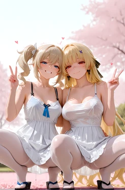[chefcookwaifu] Phoebe and Barbara [AI Generated]