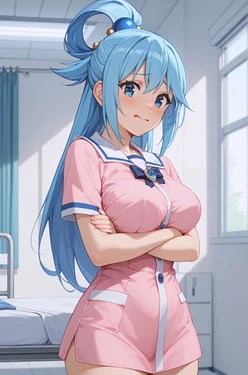 konosuba aqua nurse 127P [AI Generated]