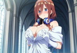 tachibana ai - [The Quintessential Quintuplets] Miku Nakano in Wedding Dress 104 illustrations | [五等分の花嫁] 中野三玖 ウェディングドレス 104枚 [AI Generated]