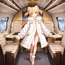 [白い物質] Rika Jougasaki - Jet Service (THE IDOLM@STER CINDERELLA GIRLS) [Ai Generated]