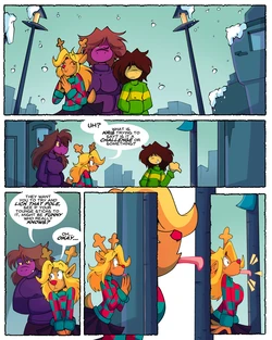 [PopfulBlue] Happy Nude Deer (Deltarune ENF Comic)