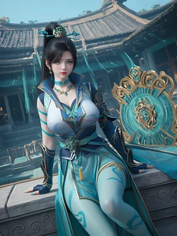 [AI Generated]斗破-玄衣-青鳞
