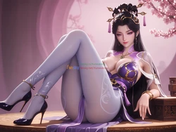[AI Generated]牧神记-司婆婆-灵毓秀-付磬允