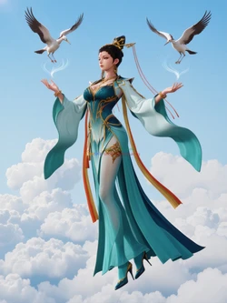 [AI Generated]师兄啊师兄-姮娥-女娲-小兰