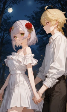 [Reiji] Noelle (Genshin Impact) – Sheltering from the Rain [AI Generated]