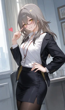 [Reiji] Stelle (Honkai Star Rail) – Office Lady [AI Generated]