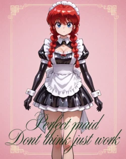 Ranma slave maid [AI generated]
