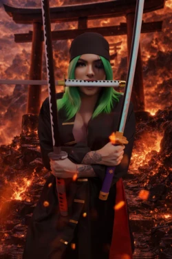 One Piece - Zoro King of Hell GundamChick