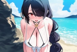 [Pixiv] chiko_ (117226053) - Hinata Swimsuit [AI Generated]