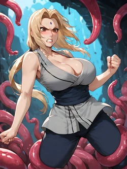 [Kevin Zheng] Tsunade vs Tentacle [AI Generated]