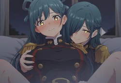 [Amakawa is reflecting.] [Chained Soldier] Fubuki x Himari Day01 120p [AI Generated]