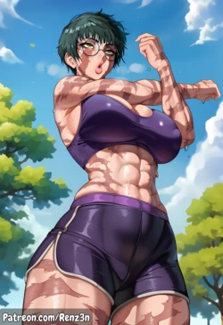 [Renz3n] Zen'in Maki's night-date + Galbrena gunpoint (Wuthering Waves) + Belle (Zenless Zone Zero) x Rover (M) (Wuthering Waves) [AI Generated]