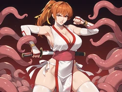 [Kevin Zheng] Kasumi x Tentacles + Kasumi Dead or Alive [AI Generated]
