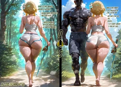 [KorruptAI]Lumine’s Teyvat Awakening: Lost Traveler Succumbs to BBC Temptation[AIGenerated]