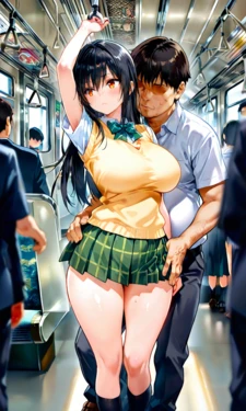 NTR＆BBC ERION 古手川 痴漢 yui kotegawa molester original quality [AI Generated]