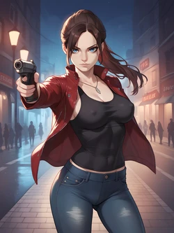 [Kevin Zheng] Claire Redfield + Licker + Claire x Licker [AI Generated]