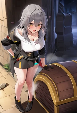 [Pixiv] 曼波~曼波~/Manbo~ Manbo~ (20323925) - Treasure Chest Monster Stir-Fried Stelle [AI Generated]