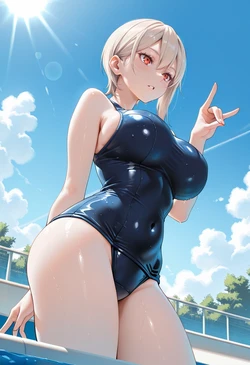 [マイネームルナ] Pregnant Belly Voyeur Series Nakiri Alice [Sample] [AI Generated]