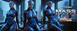 Liara T’Soni: The Biotic Ecstasy on the Normandy 🌌💙 [AI Generated]