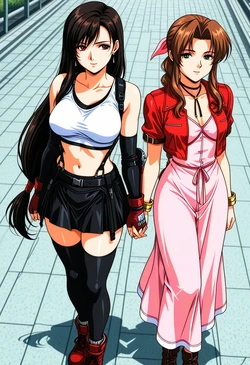 Aerith Gainsborough,Tifa Lockhart and others set2 [AI Generated]