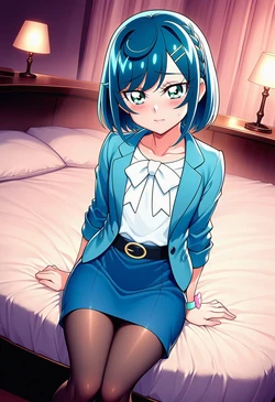 [goldnotakashi] Kanojo no Fuwa Kokone to Love Hotel ni (Delicious Party Precure) [AI Generated]