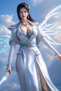 斗破苍穹云韵-芝与岩的邂逅图集 [AI Generated]