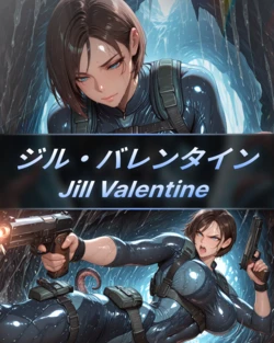 [Villain party] Jill Valentine — Defense Against Tentacles is Useless [AI Generated]
