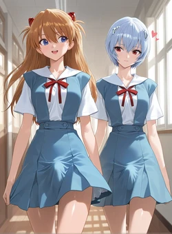 [Rametaki][AI generated]2026-01-25 Asuka x Ayanami
