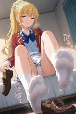 [Ocha no ko] Kei Karuizawa legs [AI Generated]