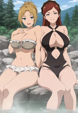 [artkoikoi] Zenith Greyrat and Hilda Boreas Greyrat | Mushoku Tensei: Jobless Reincarnation  (Set 01) [AI Generated]