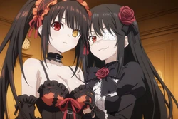 [LoveHUwU] 2 Kurumis [ yuri | ntr ] 2 | Date A Live [AI Generated]