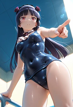 [マイネームルナ] Pregnant Belly Voyeur Series Gokou Ruri [Sample] [AI Generated]