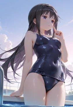 [マイネームルナ] Pregnant Belly Voyeur Series Akemi Homura [Sample] [AI Generated]