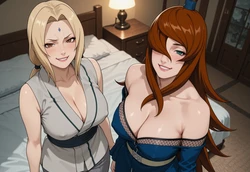 [SnowBullSara] Tsunade Senju & Mei Terumi - Naruto [AI Generated]