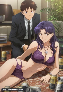 [Ditto Seeker] CPL - Shinji and Misato (Neon Genesis Evangelion) Quiet Homecoming [Ai Generated]