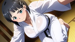 暴雨下的帆船-[5-1]刀剑神域 桐谷直叶 战败的武道少女113P[AI Generated]