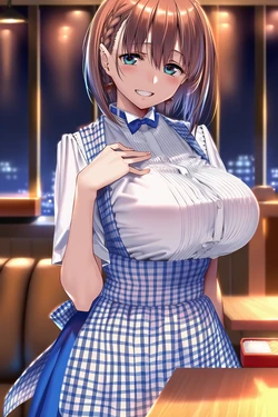 [ベル] [bell_ai_art] Getsuyoubi no Tawawa - Ai-chan (waitress) [AI Generated]