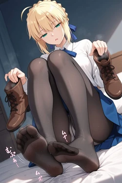 [Ocha no ko] Artoria [AI Generated]