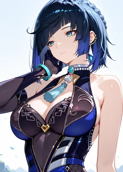 [Bazill/BeachB] Yelan (old set) Patreon) [AI Generated]