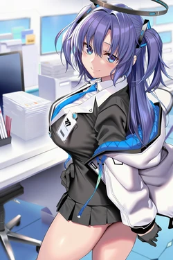 [ベル] [bell_ai_art] Blue Archive - Yuuka [AI Generated]