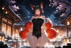 [Miyu] Ahri (After Hours): Spirit Blossom Springs [AIGenerated]