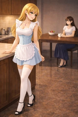 Bella and Emma Maid Date [AI Generated]