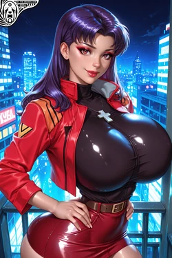 [ByTheBroken1] "Misato Katsuragi" from "Neon Genesis Evangelion" [AI Generated]