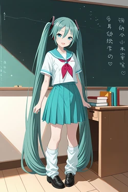 Hatsune Miku (NoNude) I2I Set 03 [AI Generated]