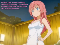 Milim at the hotspring [AI Generated]