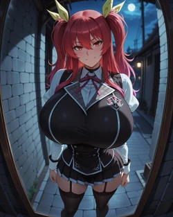 [Magiskuwa] Stella Vermillion | Rakudai Kishi no Eiyuutan #3 [AI Generated]